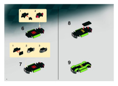 LEGO 8186 instructions page 4 – build guide