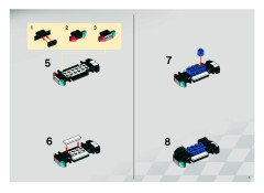 LEGO 8186 instructions page 7 – build guide