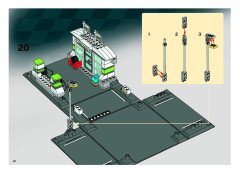 LEGO 8186 instructions page 20 – build guide