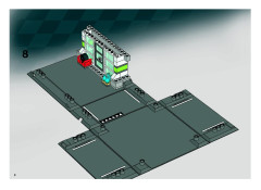 LEGO 8186 instructions page 8 – build guide