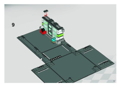 LEGO 8186 instructions page 9 – build guide