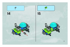 LEGO 8188 instructions page 11 – build guide