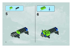 LEGO 8188 instructions page 6 – build guide