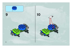 LEGO 8188 instructions page 8 – build guide