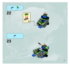 LEGO 8189 instructions page 13 – build guide