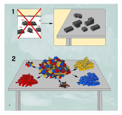 LEGO 8189 instructions page 2 – build guide