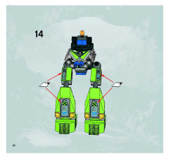 LEGO 8189 instructions page 22 – build guide