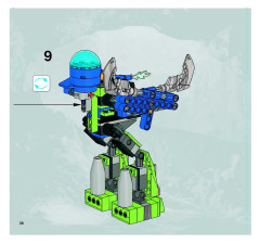 LEGO 8189 instructions page 38 – build guide