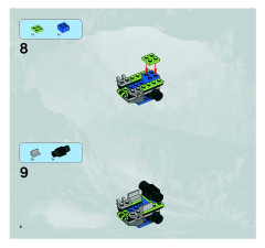 LEGO 8189 instructions page 6 – build guide
