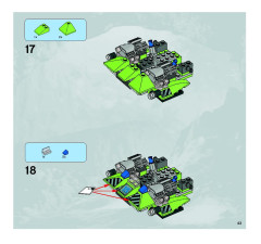 LEGO 8190 instructions page 43 – build guide