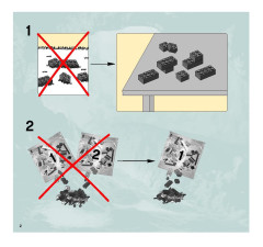 LEGO 8191 instructions page 2 – build guide