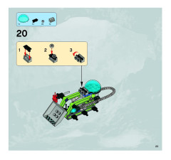LEGO 8191 instructions page 23 – build guide