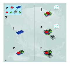 LEGO 8191 instructions page 28 – build guide