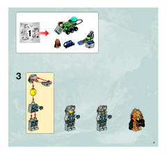 LEGO 8191 instructions page 3 – build guide