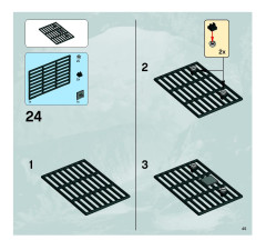 LEGO 8191 instructions page 45 – build guide