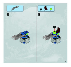 LEGO 8191 instructions page 9 – build guide