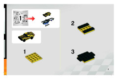 LEGO 8196 instructions page 3 – build guide