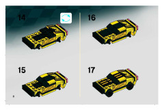 LEGO 8196 instructions page 8 – build guide