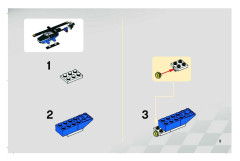 LEGO 8196 instructions page 9 – build guide