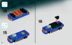 LEGO 8197 instructions page 8 – build guide