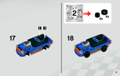 LEGO 8197 instructions page 9 – build guide