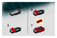 LEGO 8198 instructions page 4 – build guide
