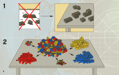 LEGO 8200 instructions page 2 – build guide