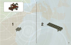 LEGO 8201 instructions page 3 – build guide