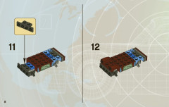 LEGO 8201 instructions page 8 – build guide