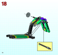 LEGO 8202 instructions page 14 – build guide