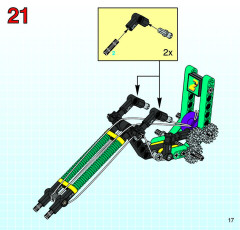 LEGO 8202 instructions page 17 – build guide