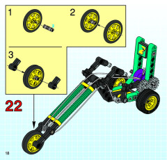 LEGO 8202 instructions page 18 – build guide