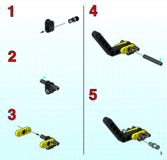 LEGO 8202 instructions page 3 – build guide