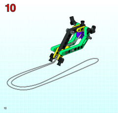 LEGO 8202 instructions page 10 – build guide