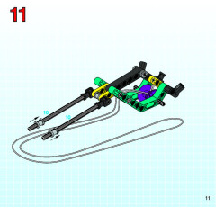 LEGO 8202 instructions page 11 – build guide