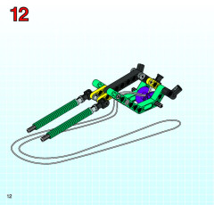 LEGO 8202 instructions page 12 – build guide