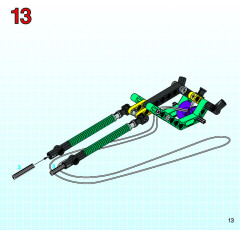 LEGO 8202 instructions page 13 – build guide