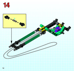 LEGO 8202 instructions page 14 – build guide
