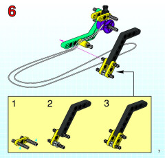 LEGO 8202 instructions page 7 – build guide