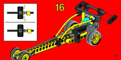LEGO 8205 instructions page 21 – build guide