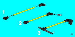LEGO 8205 instructions page 29 – build guide