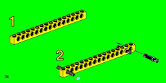 LEGO 8205 instructions page 36 – build guide