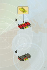 LEGO 8206 instructions page 9 – build guide
