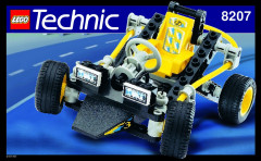 LEGO 8207 instructions page 1 – build guide