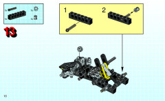 LEGO 8207 instructions page 10 – build guide