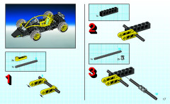 LEGO 8207 instructions page 17 – build guide