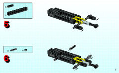 LEGO 8207 instructions page 5 – build guide