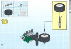 LEGO 8208 instructions page 10 – build guide