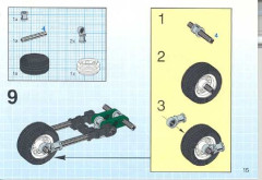 LEGO 8208 instructions page 15 – build guide
