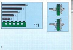 LEGO 8208 instructions page 2 – build guide
